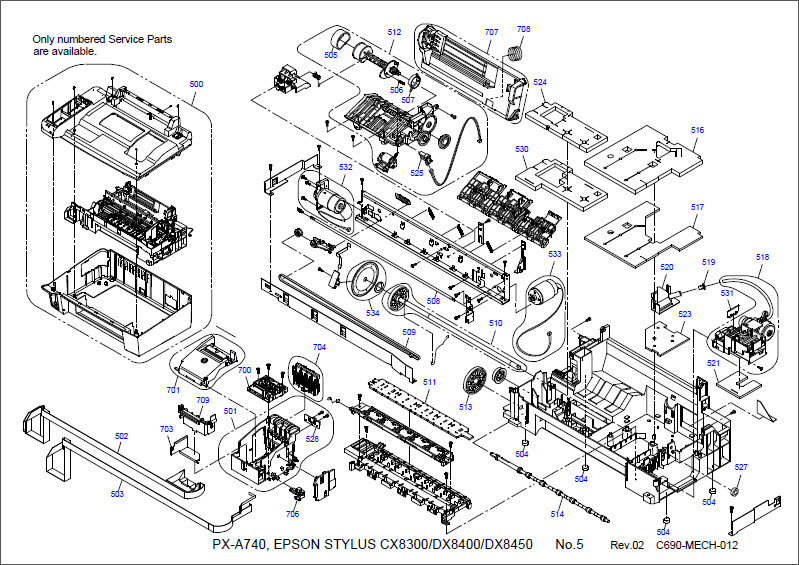 EPSON CX8300_DX8400_DX8450 Service Manual-4